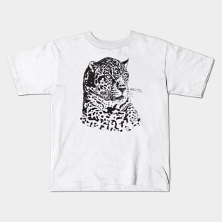 Jaguar portrait Kids T-Shirt